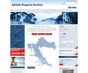 Apscroatia.com(Resource guide to buying property in Croatia) Screenshot