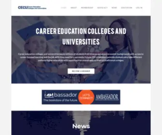 Apscu.org(Association of Private Sector Colleges and Universities) Screenshot