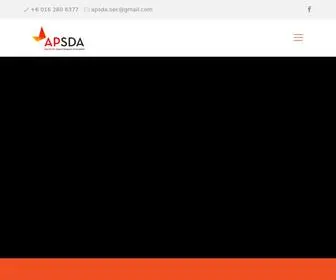 Apsda.org(Asia-Pacific Space Designers Association) Screenshot