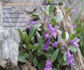 Apsdev.org(American Penstemon Society) Screenshot