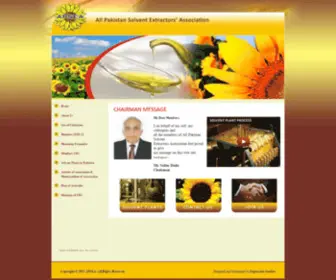 Apsea.com.pk(All Pakistan Solvent Extractors' Association) Screenshot