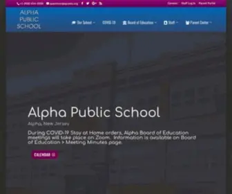 Apsedu.org(Alpha Public School) Screenshot