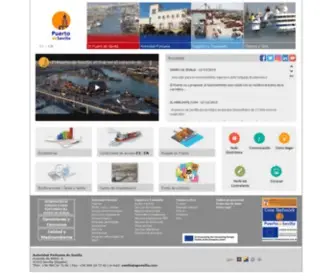 Apsevilla.com(Autoridad Portuaria de Sevilla) Screenshot
