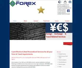Apsforex.com(APS Forex Services Pvt Ltd) Screenshot