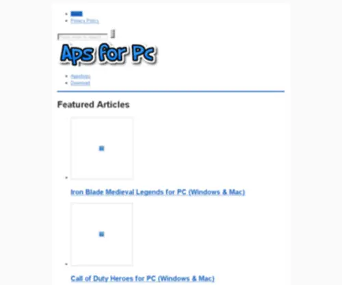 Apsforpc.com(Apps For PC) Screenshot