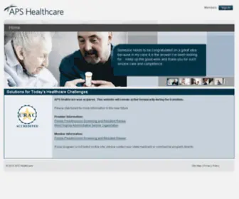 Apshealthcare.com(Specialty Health Services Company) Screenshot