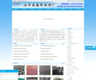 Apshengbang.com(河北省安平县盛邦筛网厂筛网) Screenshot
