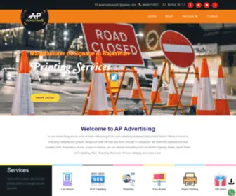 Apsignageboard.com(Ap Advertising) Screenshot