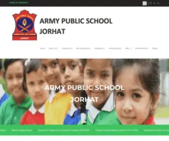 Apsjorhat.org(Army Public School Jorhat) Screenshot