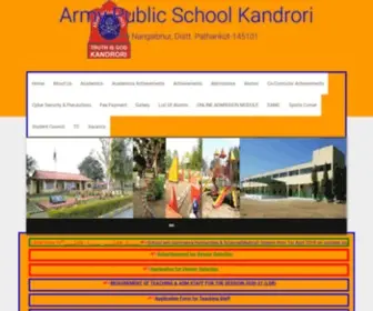 Apskandrori.org(Army Public School Kandrori) Screenshot