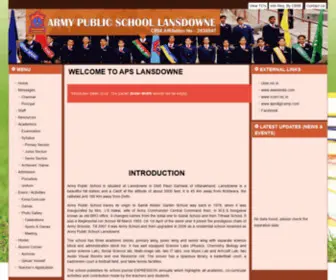 Apslansdowne.org(Apslansdowne) Screenshot