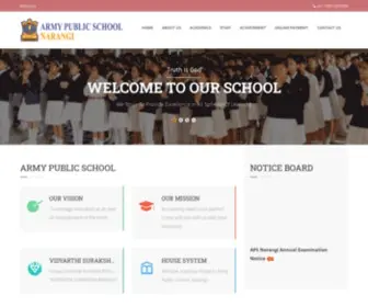 Apsnarangi.com(ARMY PUBLIC SCHOOL NARANGI) Screenshot