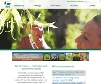 Apsnet.org(APS Home) Screenshot