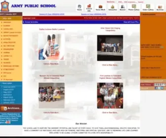 Apsnrlucknow.org(Army Public School) Screenshot