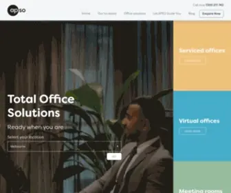 Apso.com.au(Serviced Offices) Screenshot