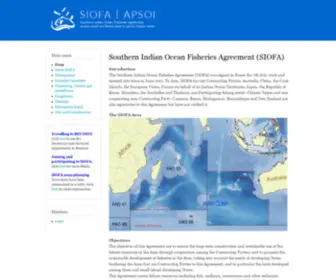 Apsoi.org(Southern Indian Ocean Fisheries Agreement (SIOFA)) Screenshot