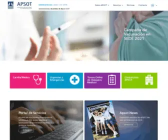 Apsot.com(Organización) Screenshot