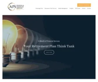 Apspension.com(APS Pension) Screenshot