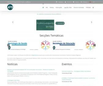 APS.pt(Associação Portuguesa de Sociologia) Screenshot