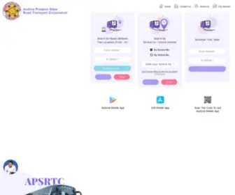 Apsrtclivetrack.com(APSRTC LIVE TRACK) Screenshot