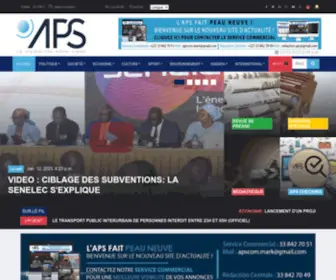 APS.sn(Agence de presse sénégalaise) Screenshot