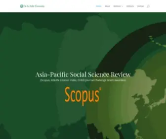 APSSR.com(Asia Pacific Social Science Review) Screenshot