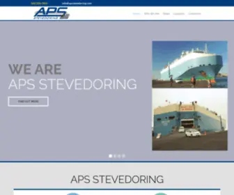 Apsstevedoring.com(APS Stevedoring) Screenshot