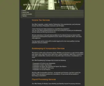 Apstax.com(Page 1) Screenshot