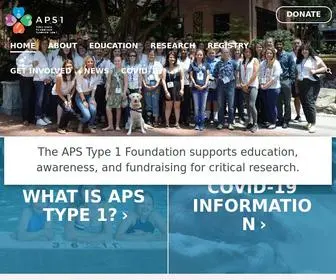 Apstype1.org(APS Type 1 Foundation) Screenshot