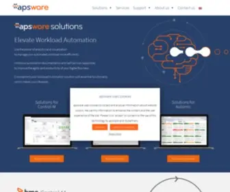 Apsware.com(End-to-End Automation of your Digital Business) Screenshot