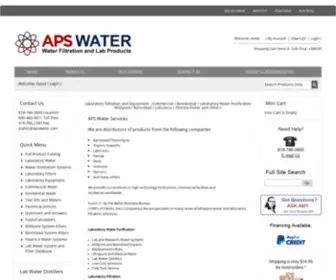 Apswater.com(Laboratory Water Purification) Screenshot