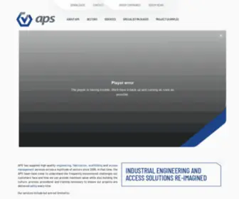 Apsystems.net.au(Engineering, Fabrication, Scaffolding and Access Management Services) Screenshot