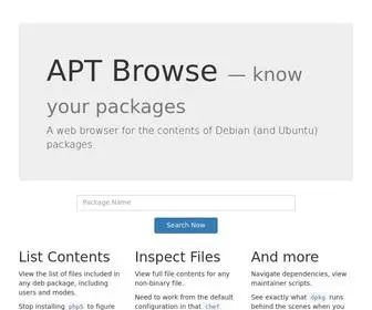 APT-Browse.org(APT Browse) Screenshot