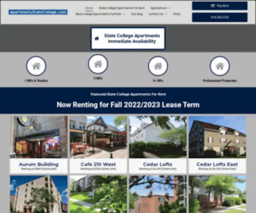 APT-SC.com(State College Apartments For Rent) Screenshot