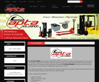 Aptasolusindo.com(Sparepart Forklift) Screenshot