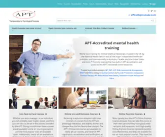 Aptcanada.com(Mental Health Training Courses) Screenshot