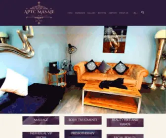 Aptcmasaje.com(APTC Centro de Masaje de Alicante) Screenshot