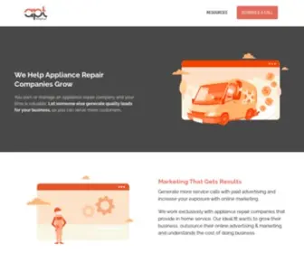 Aptdigital.io(Appliance Repair Marketing) Screenshot