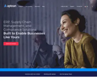 Aptean.org(Enterprise Software Solutions) Screenshot
