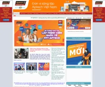 Aptech.edu.vn(FPT-APTECH WEBSITE) Screenshot