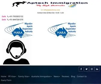 Aptechimmigration.com(Aptech Immigration) Screenshot