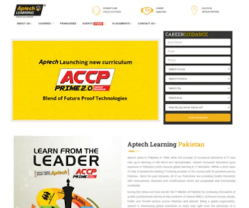 Aptechlearning.com.pk(Aptechlearning) Screenshot