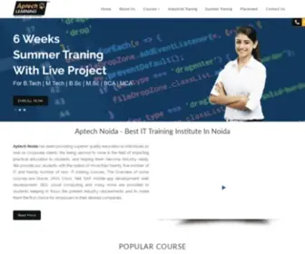 Aptechnoida.com(Best Training Institute for IT Software) Screenshot