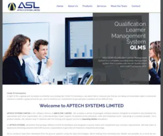 Aptechsystem.co.uk(Aptech Systems Limited) Screenshot