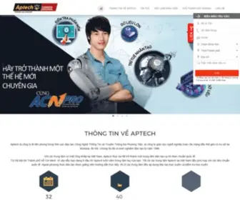 Aptechvietnam.vn(Aptech Computer Education) Screenshot