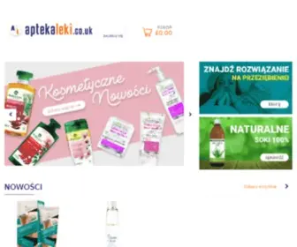 Aptekaleki.co.uk(Polska apteka internetowa dla Polaków w UK) Screenshot
