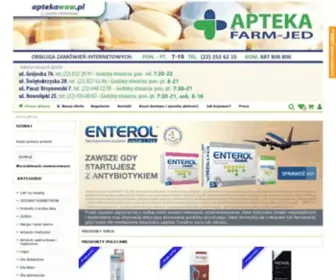Aptekawaw.pl(Apteka internetowa Warszawa oferuje) Screenshot
