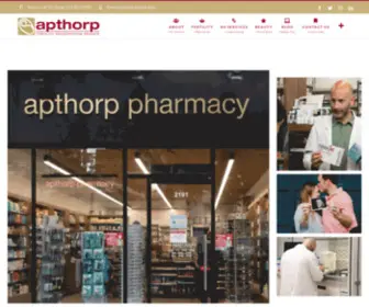 Apthorprx.com(Apthorp pharmacy on the Upper West Side of Manhattan) Screenshot