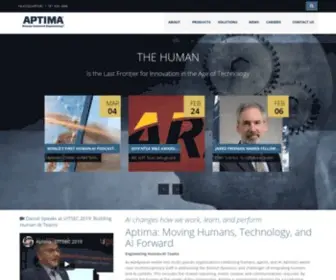 Aptima.com(Human-Centered Engineering) Screenshot