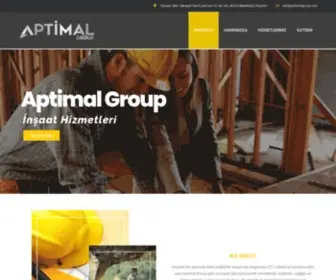 Aptimalgroup.com(İnşaat ve Gıda) Screenshot